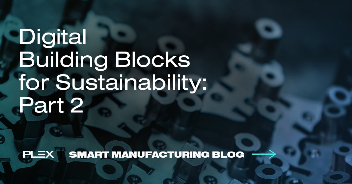 Digital Building Blocks For Sustainability: Part 2